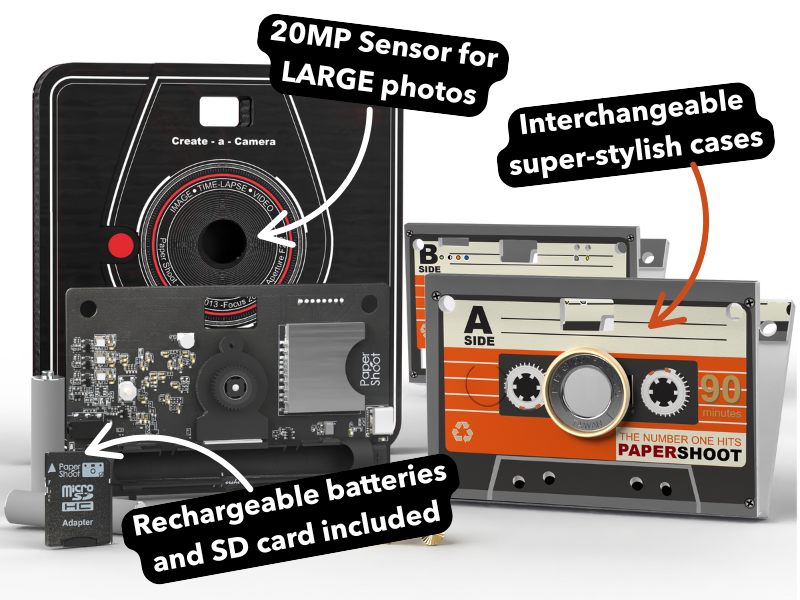 Paper Shoot Camera with Your Choice of Case
