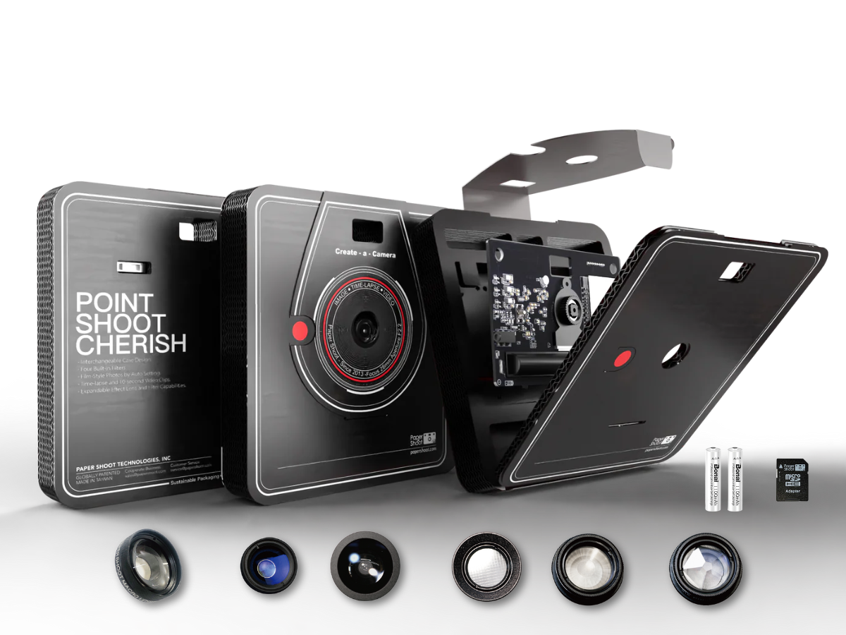 Ultimate Creator Camera Bundle – 20MP Camera + 6 Effect Lenses + SD Card & 2 Batteries