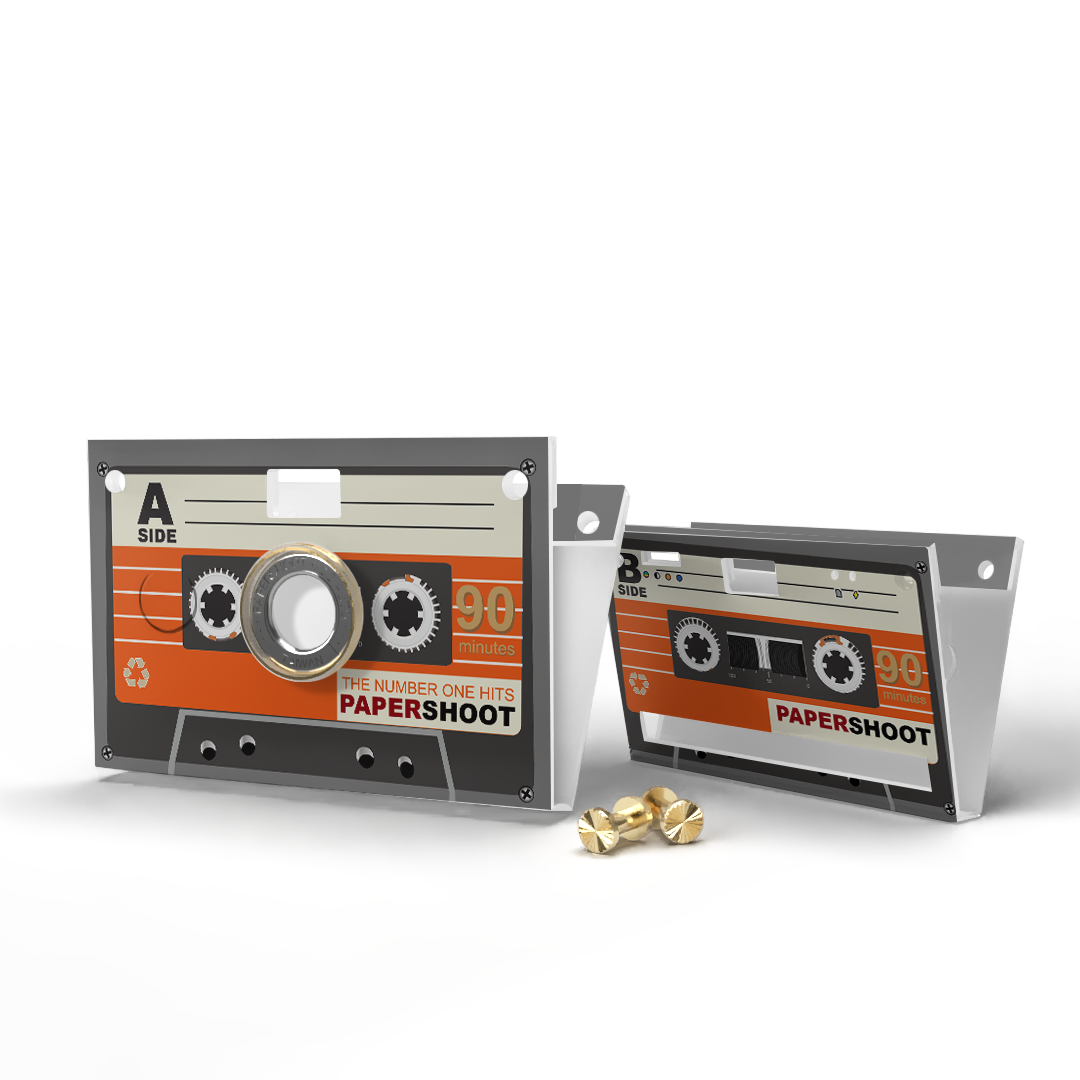 The Music Lover: Paper Shoot Camera and Cassette Case Bundle